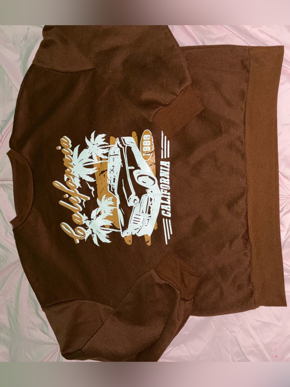 California Graphic Sweatshirt - Brown